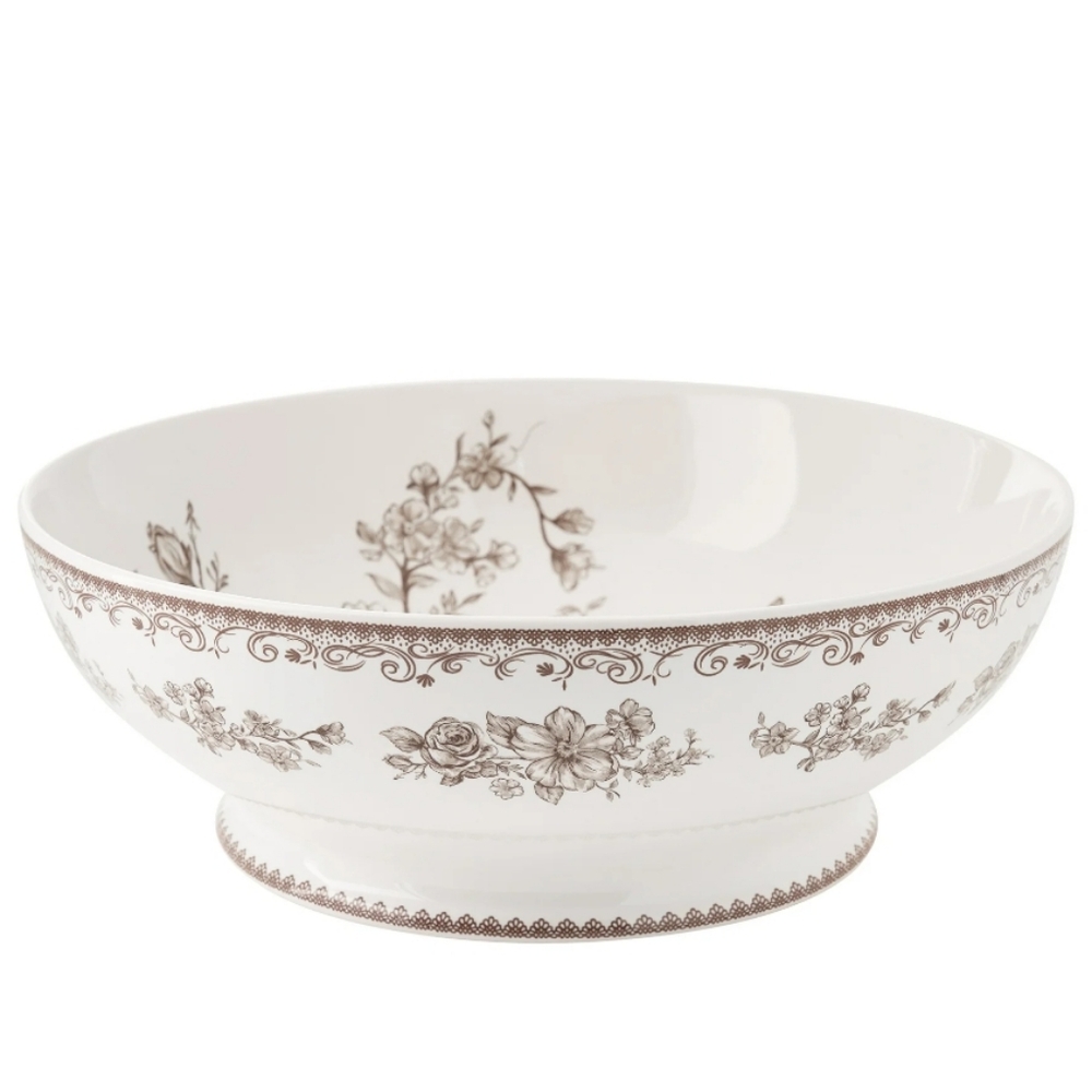 ❤️ New 2025 The Pioneer Woman Agatha Brown 11" Serving Bowl Serveware Co…